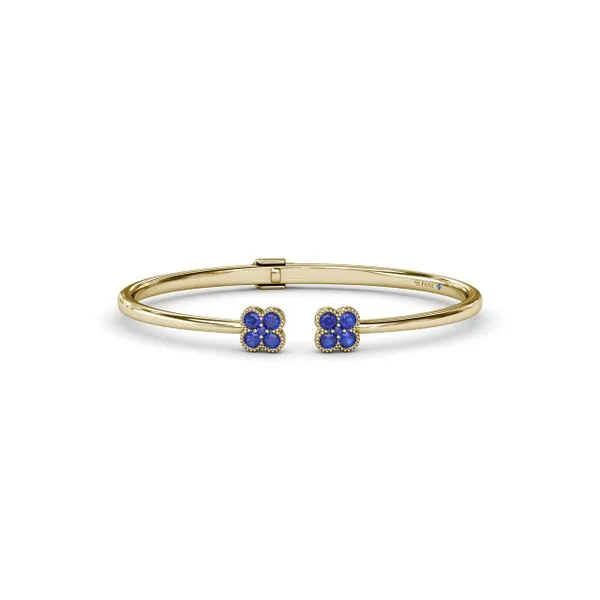 Double Magnolia Sapphire Bangle Molinelli's Jewelers Pocatello, ID