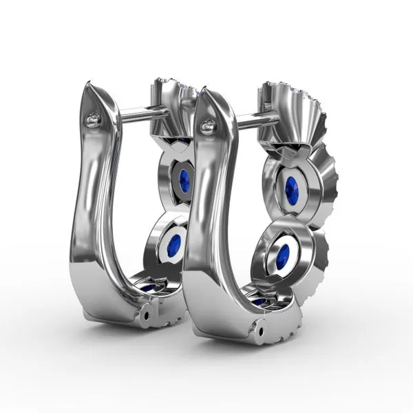 Curb Link Hoop Earrings