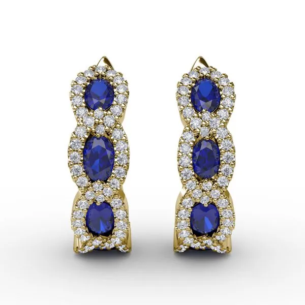 Curb Link Hoop Earrings  Castle Couture Fine Jewelry Manalapan, NJ
