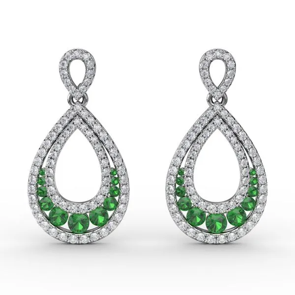 Bedazzled Drop Earrings  Castle Couture Fine Jewelry Manalapan, NJ