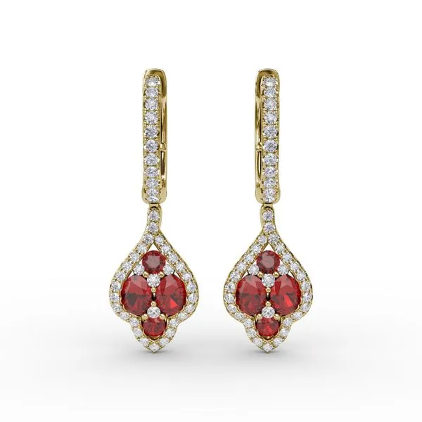 Vintage Drop Earrings Castle Couture Fine Jewelry Manalapan, NJ
