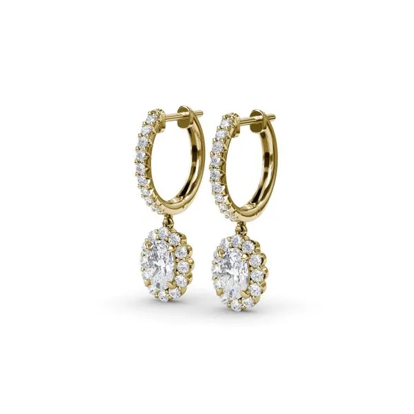Dazzling Diamond Drop Earrings Image 2 The Diamond Center Claremont, CA