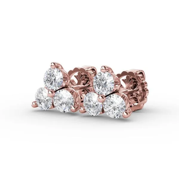 Empire Cluster Stud Earrings  Image 2 Graham Jewelers Wayzata, MN