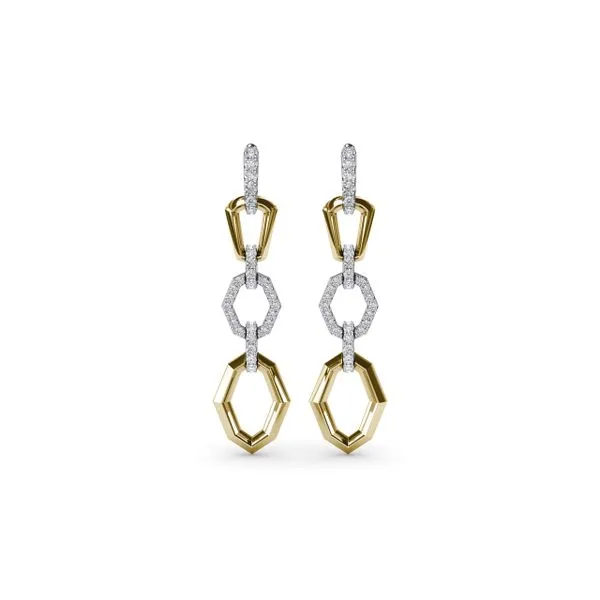 Lynq Geometric Long Drop Earrings Steve Lennon & Co Jewelers  New Hartford, NY