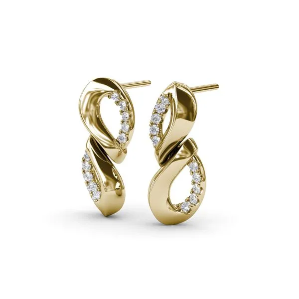 Spyre Infinite Earrings Image 2 Steve Lennon & Co Jewelers  New Hartford, NY