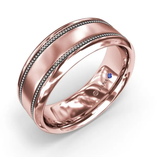 Sandblast Finish Men's Band Image 2 The Diamond Center Claremont, CA