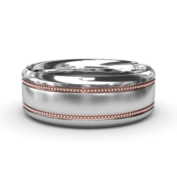 Sandblast Finish Men's Band Moore Jewelers Laredo, TX