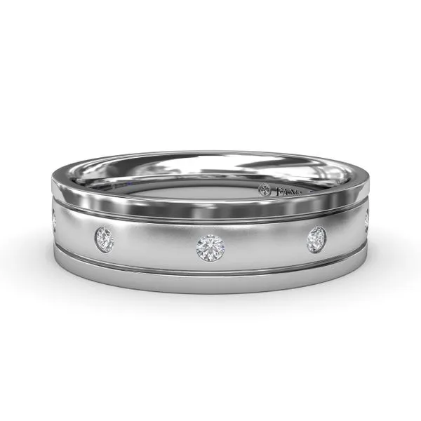 Sandblast Finish Men's Band Steve Lennon & Co Jewelers  New Hartford, NY