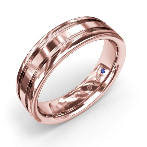 High Polish Men's Band Image 2 Molinelli's Jewelers Pocatello, ID