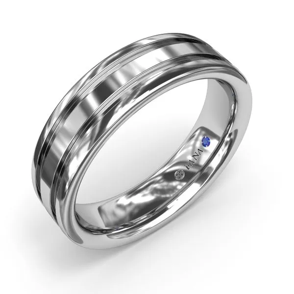 High Polish Men's Band Image 2 Moore Jewelers Laredo, TX