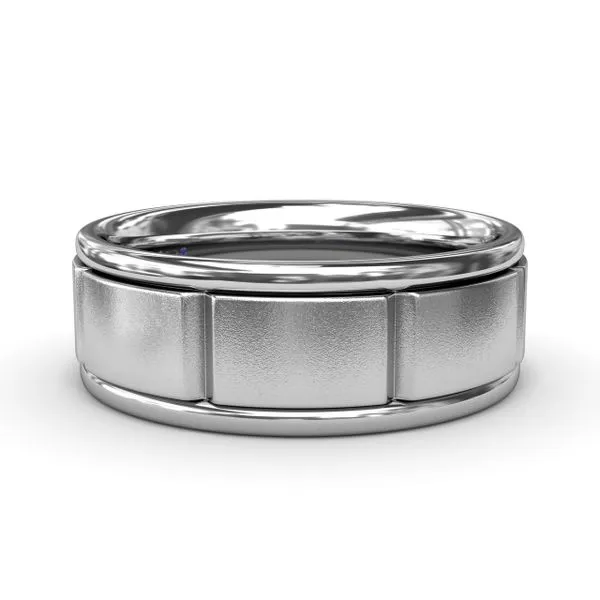 Sandblast Finish Men's Band Steve Lennon & Co Jewelers  New Hartford, NY