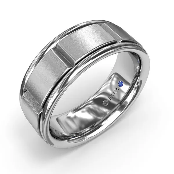 Sandblast Finish Men's Band Image 2 The Diamond Center Claremont, CA