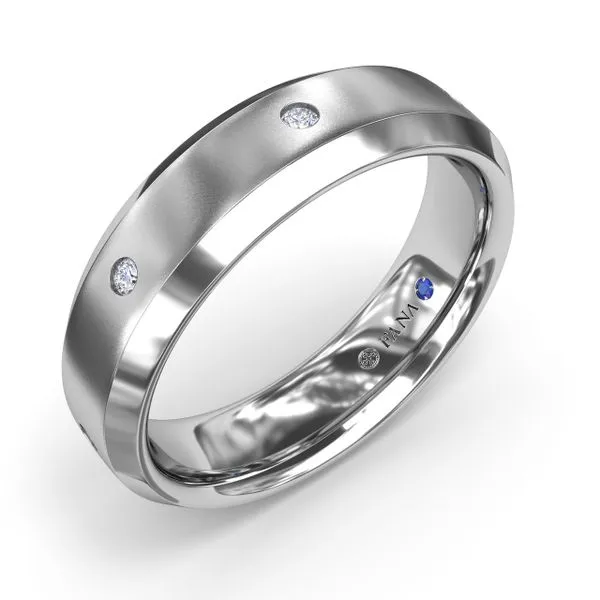 Sandblast Finish Men's Band Image 2 The Diamond Center Claremont, CA