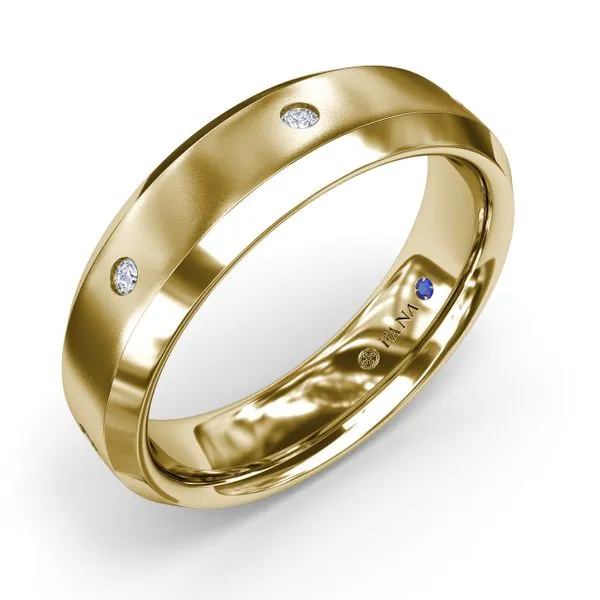 Sandblast Finish Men's Band Image 2 Steve Lennon & Co Jewelers  New Hartford, NY