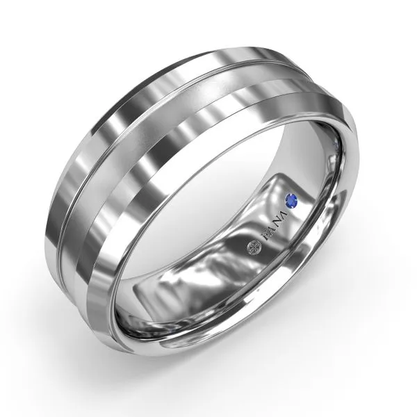 Sandblast Finish Men's Band Image 2 The Diamond Center Claremont, CA