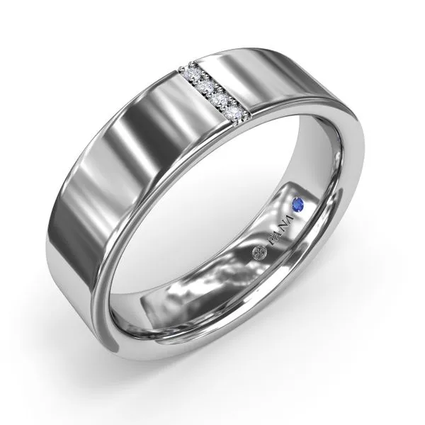 High Polish Men's Band Image 2 Molinelli's Jewelers Pocatello, ID