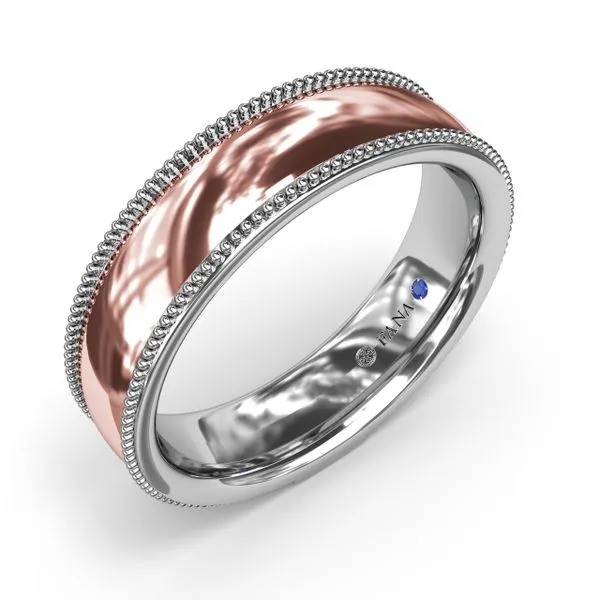 High Polish Men's Band Image 2 Steve Lennon & Co Jewelers  New Hartford, NY