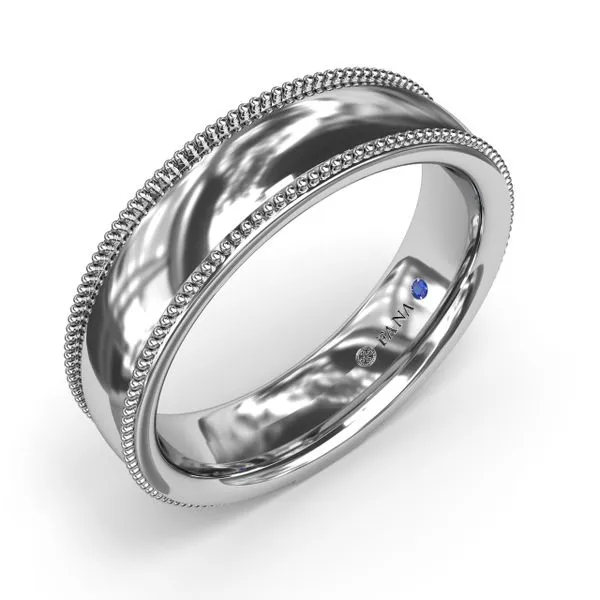 High Polish Men's Band Image 2 Moore Jewelers Laredo, TX