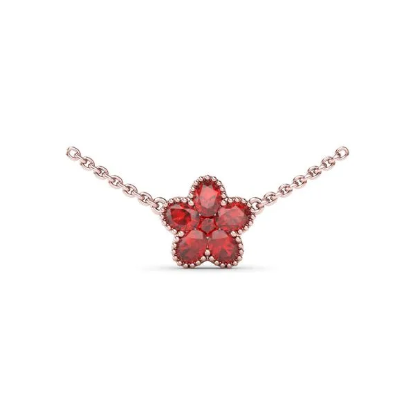 Ruby Magnolia Necklace Jim's Jewelers Tyler, TX