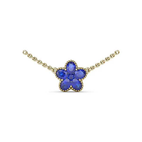 Sapphire Magnolia Necklace Molinelli's Jewelers Pocatello, ID