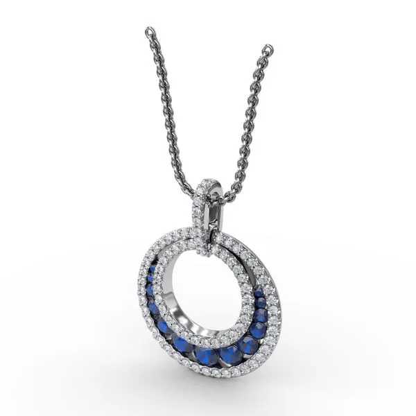 Always and Forever Sapphire Pendant  Image 2 The Diamond Center Claremont, CA