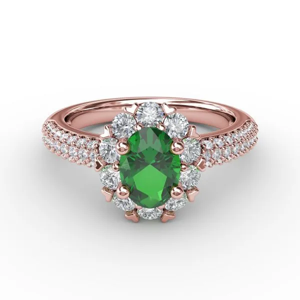 Blossoming Halo Ring  Castle Couture Fine Jewelry Manalapan, NJ