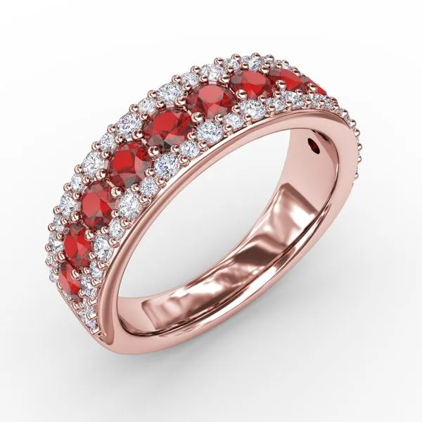 No One Like You Ruby and Diamond Ring Image 2 Graham Jewelers Wayzata, MN