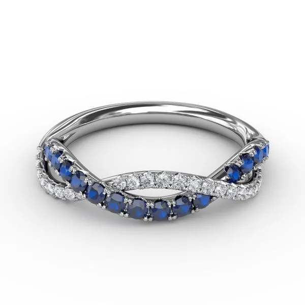 Infinite Love Sapphire and Diamond Ring  Castle Couture Fine Jewelry Manalapan, NJ