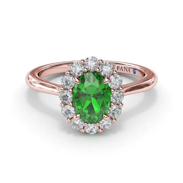 Dazzling Emerald and Diamond Ring  Castle Couture Fine Jewelry Manalapan, NJ