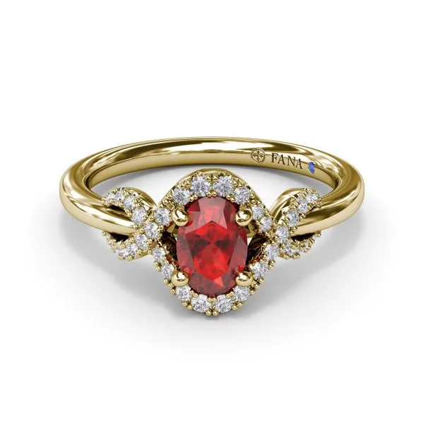 Love Knot Ruby Ring Steve Lennon & Co Jewelers  New Hartford, NY