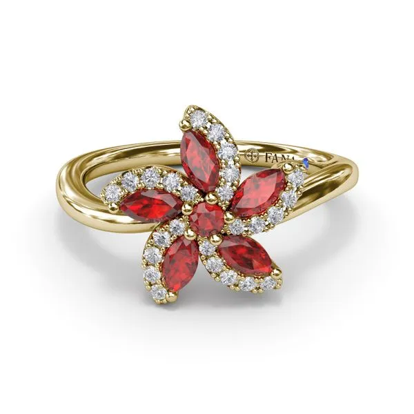 Ruby and Diamond Catalina Ring Steve Lennon & Co Jewelers  New Hartford, NY