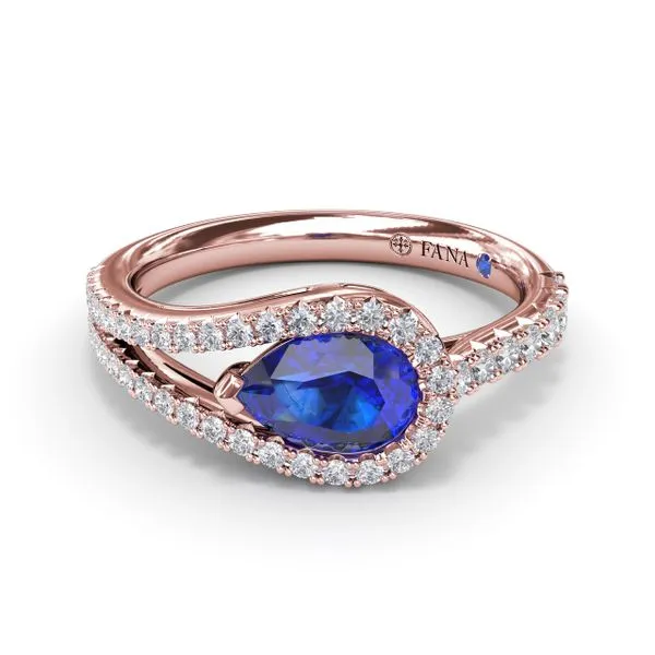 Sapphire and Diamond Wrap Ring Steve Lennon & Co Jewelers  New Hartford, NY