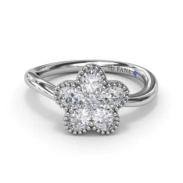 Magnolia Wave Diamond Ring Quest Fine Jewelers Fairfax, VA