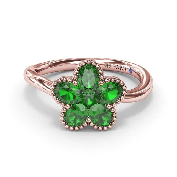 Magnolia Wave Emerald Ring Molinelli's Jewelers Pocatello, ID