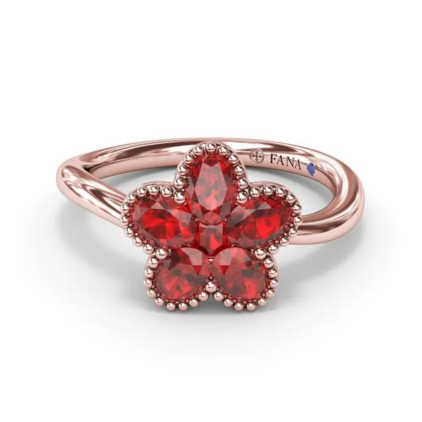 Magnolia Wave Ruby Ring Jim's Jewelers Tyler, TX