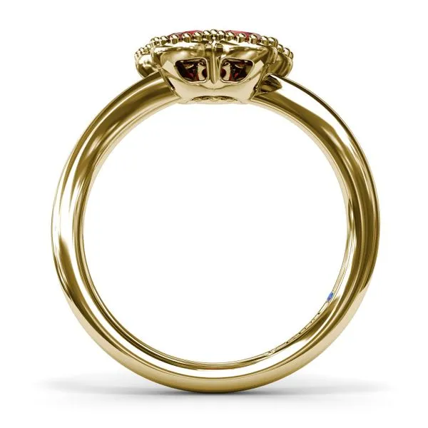 Magnolia Wave Ruby Ring Image 3 Quest Fine Jewelers Fairfax, VA