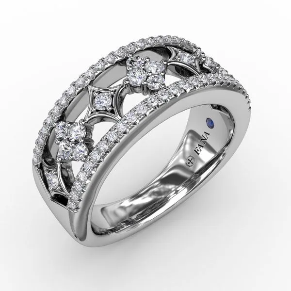 Multi-Pattern Diamond Band Castle Couture Fine Jewelry Manalapan, NJ