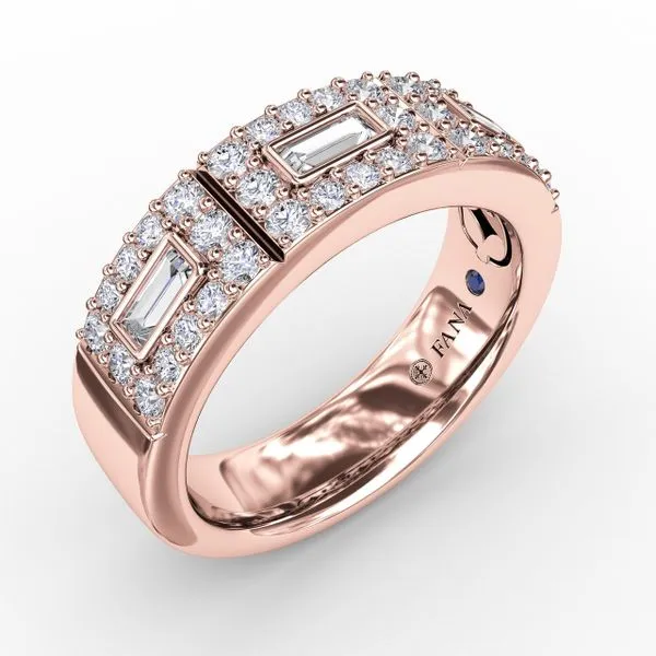 Emerald Cut Diamond Band Gaines Jewelry FLINT, MI