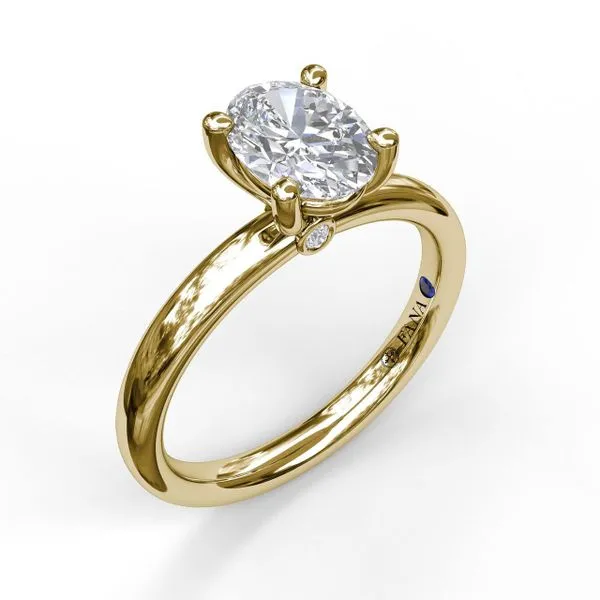 Classic Oval Cut Solitaire Steve Lennon & Co Jewelers  New Hartford, NY