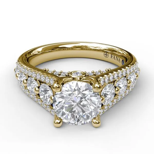 Couture Chunky Engagement Ring Image 3 Quenan's Fine Jewelers Georgetown, TX
