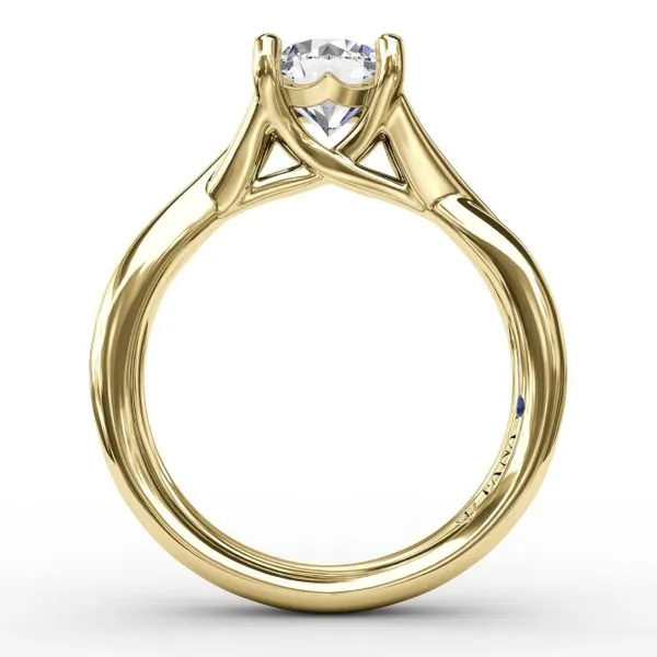 Infinity Solitaire Engagement Ring Image 2 Steve Lennon & Co Jewelers  New Hartford, NY
