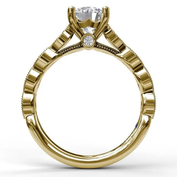 Vintage Marquise Accent Engagement Ring Image 2 The Diamond Center Claremont, CA