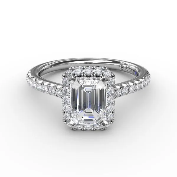 Emerald Cut Diamond Ring  Image 2 Castle Couture Fine Jewelry Manalapan, NJ