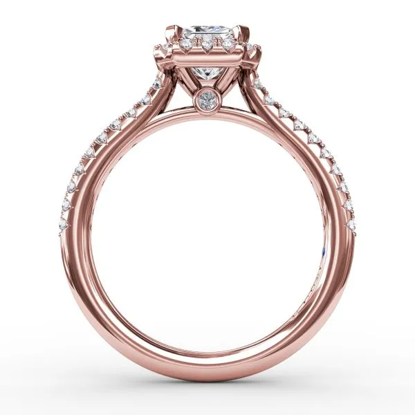 Emerald Cut Diamond Ring  Image 3 Castle Couture Fine Jewelry Manalapan, NJ