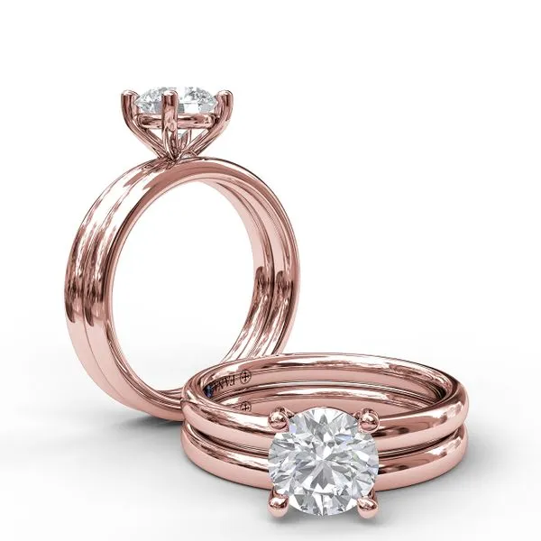 Classic Round Cut Solitaire Engagement Ring Image 4 The Diamond Center Claremont, CA