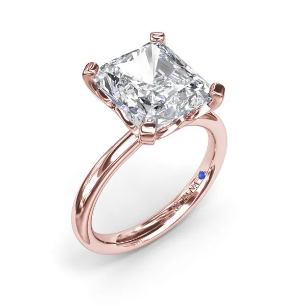 Timeless Radiant Cut Solitaire Engagement Ring Jim's Jewelers Tyler, TX