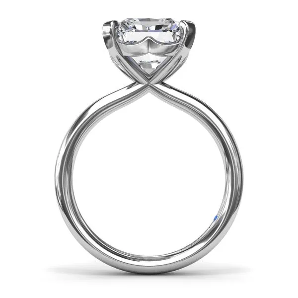 Timeless Radiant Cut Solitaire Engagement Ring Image 2 Shipley's Fine Jewelry Hampstead, MD