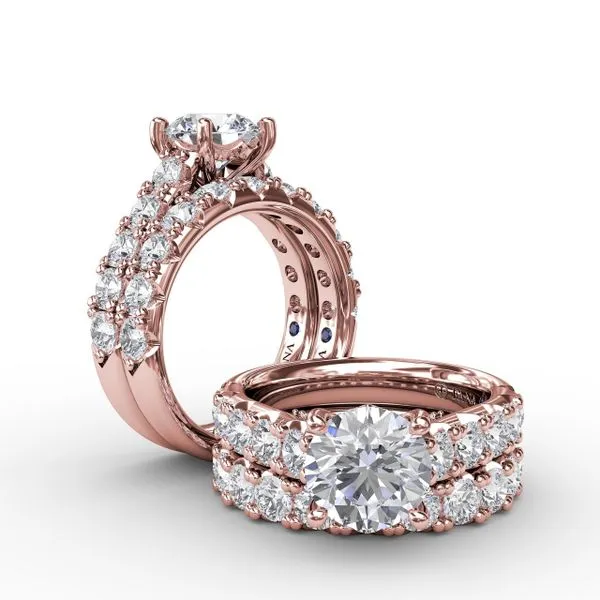 Classic Round Chunky Diamond Solitaire Engagement Ring Image 4 Steve Lennon & Co Jewelers  New Hartford, NY