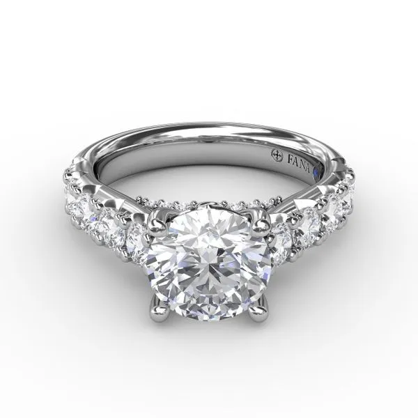 Classic Round Chunky Diamond Solitaire Engagement Ring Image 3 Steve Lennon & Co Jewelers  New Hartford, NY