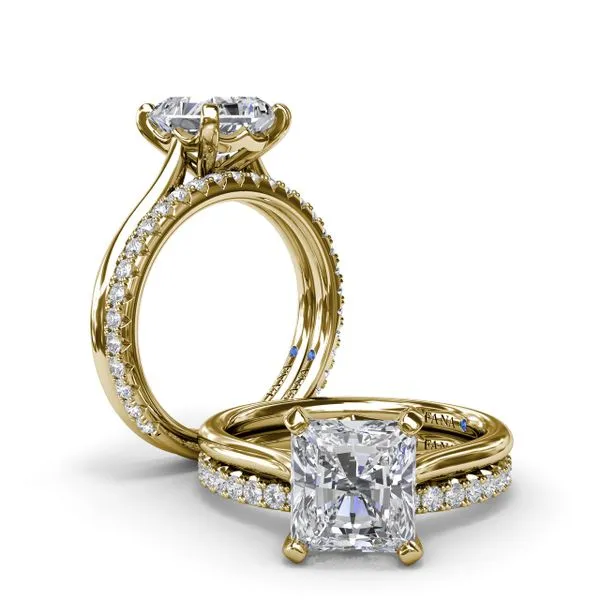 Precious Radiant Solitaire Diamond Engagement Ring  Image 4 Molinelli's Jewelers Pocatello, ID